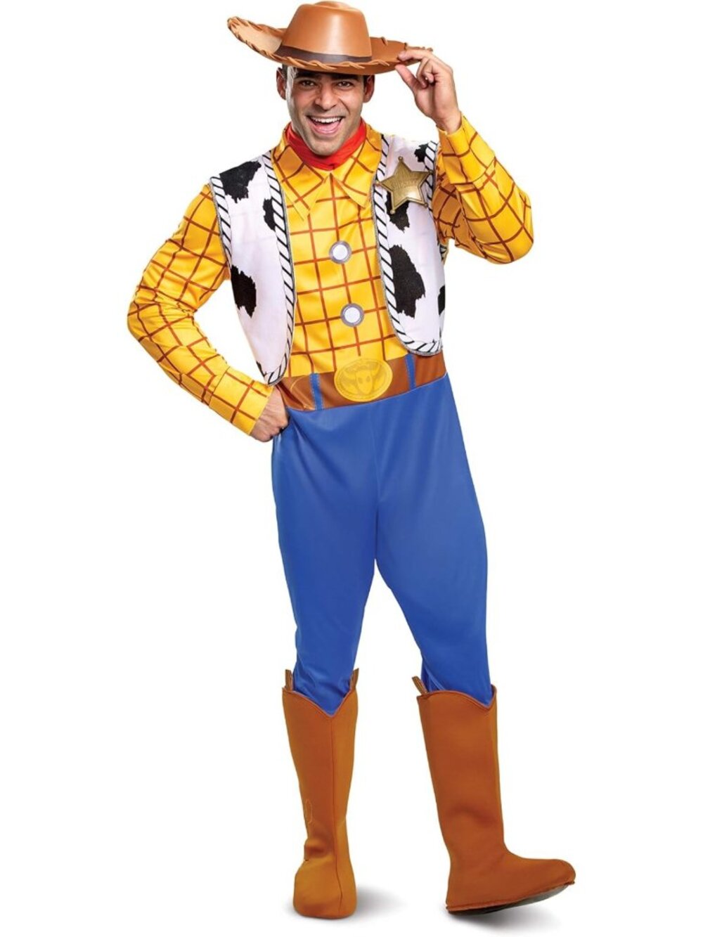 Deluxe Men's Woody Costume - Toy Story Inspired Outfit for Parties & Halloween